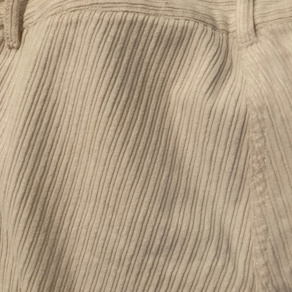 Bebe Corduroy Pants Off White Size 0 NWOT - Picture 10 of 16